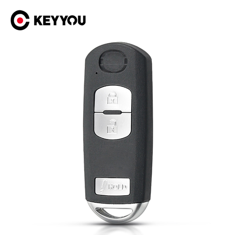 KEYYOU 2/3/4 Buttons Smart Remote Car Key Fob Shell For Mazda 6 GJ 2014 X-5 Summit M3 M6 sch5 2016 CX-5 2015 Axela Atenza New ► Photo 1/6