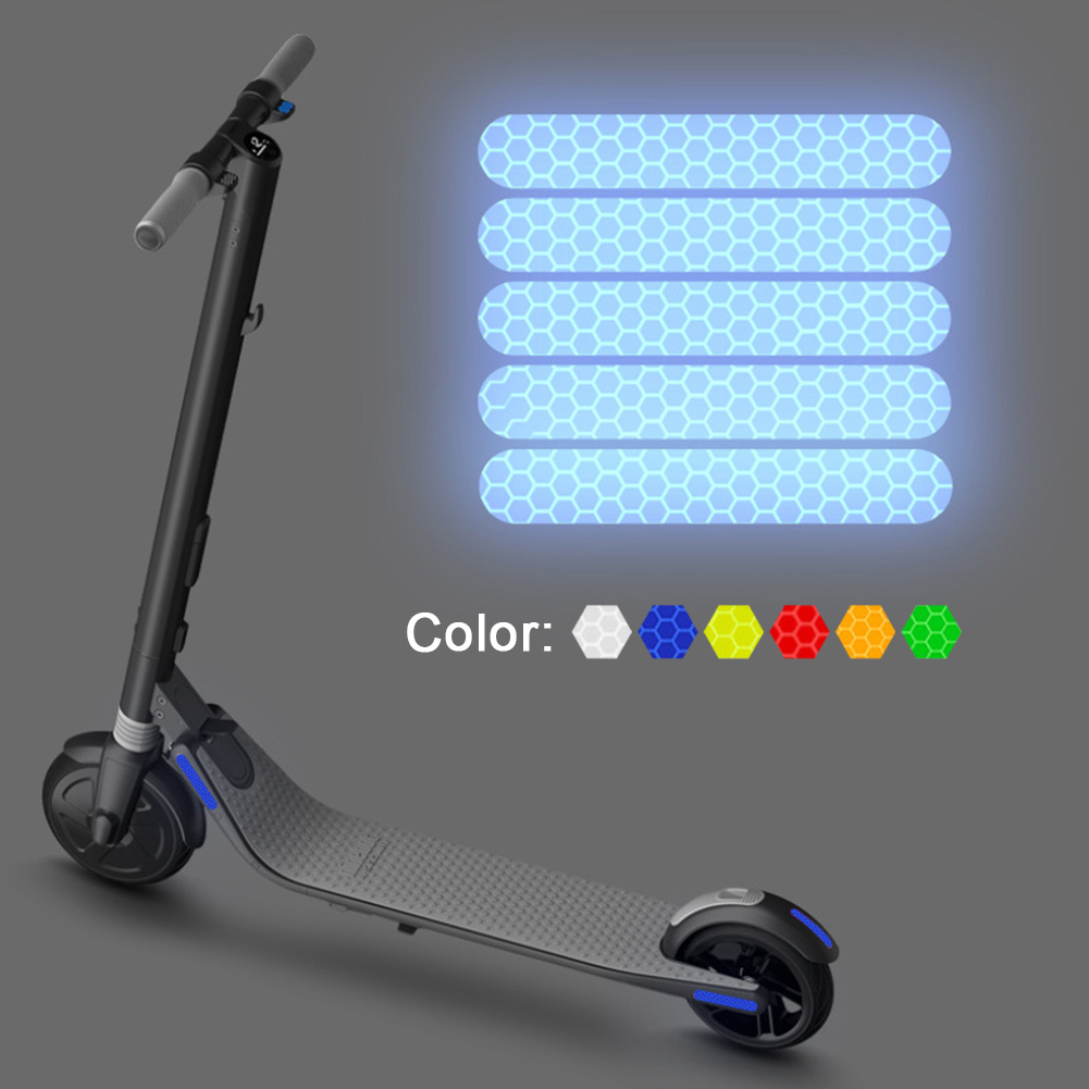 4pcs Reflective Stickers For Ninebot ES1 ES2 ES3 ES4 E22 E25 Series Electric Scooter 6 Colors PVC Scooter Part Accessories ► Photo 1/1