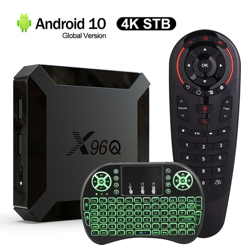 2022 Hot X96Q Android 10.0 Fast Smart TV BOX 2GB 16GB Allwinner H313 Quad Core 4K VS X96 Mini Set top box fast shipping ► Photo 1/6