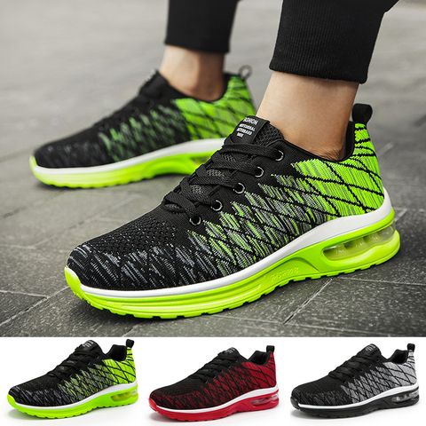 Couple Running Shoes Fashion Breathable Outdoor Male Sports Shoes Lightweight Sneakers Women Comfortable Athletic Footwear ► Photo 1/6