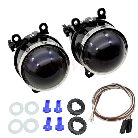 2PCS For NISSAN Note Navara D40 Pathfinder R51 Pixo UA0 E11 Fog Lamps lighting Super bright lens Fog Lights 35W 55W LED Fog Lamp ► Photo 1/6