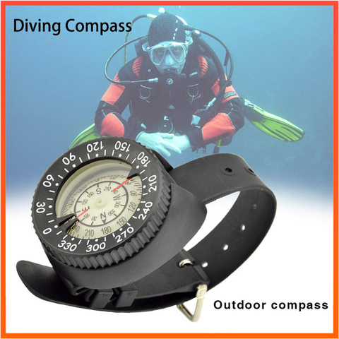 Professional Diving Compass High Precision Portable Scuba Wristband 50M 164 Feet Navigation Gauge Standard Scan Module ► Photo 1/6