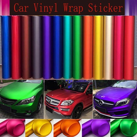 11 color Car Vinyl Wrap Sticker Internal and External Protection Bubble Free Covering Film motorcycle Car Sticker ► Photo 1/6