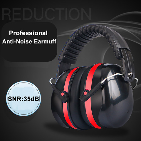 Anti-Noise Head Earmuffs Foldable Ear Protector SNR-35dB For Kids/Adults Study Sleeping Work Shooting Hearing Safe Protection ► Photo 1/6