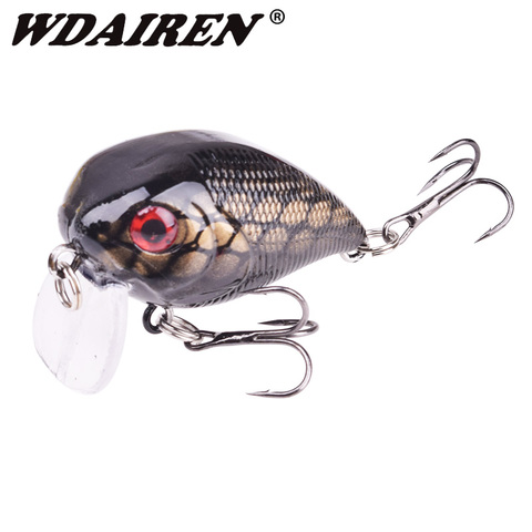 WDAIREN Pesca Bass Crank Hard Lures 5cm 7g Top Water Minnow Swimbaits Artificial Baits Fly Wobblers Carp Sea Fishing Tackle ► Photo 1/6