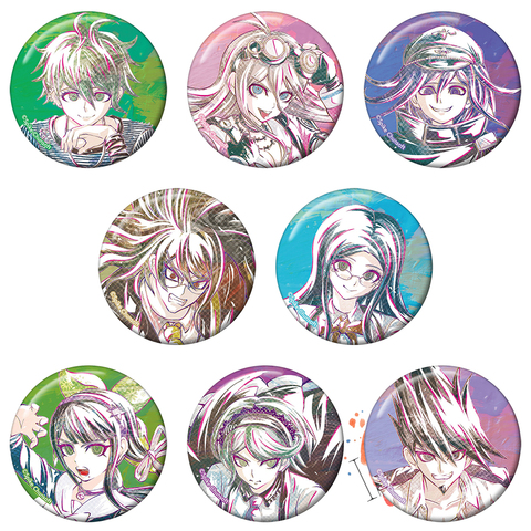 Danganronpa V3: Killing Harmony Game Badge Amami Rantarou Iruma Miu Ouma Kokichi Gokuhara Gonta Kirum Metal Badge Brooch Pin ► Photo 1/2