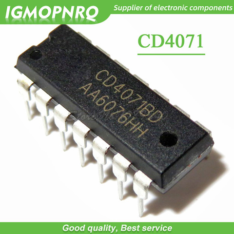 10PCS CD4071BD DIP14 CD4071 DIP 4071BE DIP-14 IGMOPNRQ ► Photo 1/1