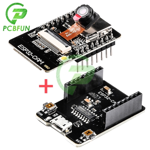 ESP32-CAM-MB WIFI ESP32 CAM Bluetooth Development Board with OV2640 Camera MICRO USB to Serial Port CH340G 4.75V-5.25V Nodemcu ► Photo 1/6