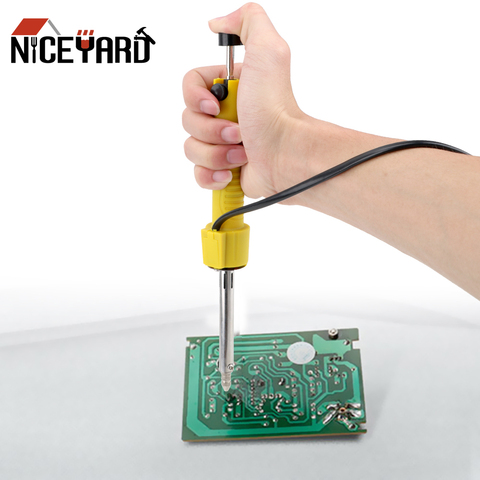 NICEYARD Electric Soldering Iron And Tin Suction Gun Electric iron Welding Equipment 220V 30W 2-in-1 Precision Welding Tool ► Photo 1/6