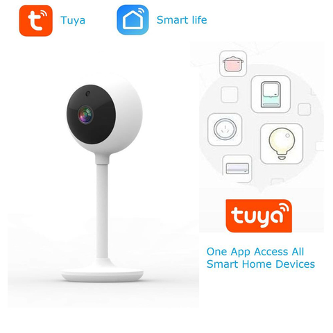 wdskivi HD 1080p Indoor Mini IP Camera Wireless Wifi Security Surveillance CCTV Camera Baby Monitor Alarm Picture Tuya Smart App ► Photo 1/6