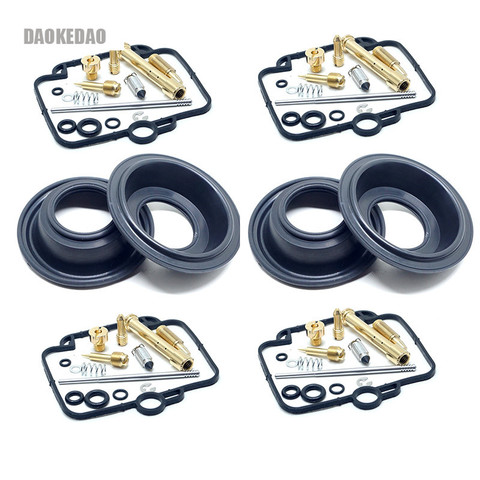 For Suzuki GSF400 Bandit 400 GSF GSF400P Carburetor Repair Kit Rebuild Set Diaphragm Vacuum Membrane Pilot Screw Float Needle ► Photo 1/1