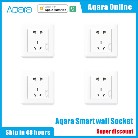 Aqara Smart wall Socket Zigbee wifi Remotel Control Wireless Switch Work For Smart home kits APP For Xiaomi Smart home kits APP ► Photo 1/6