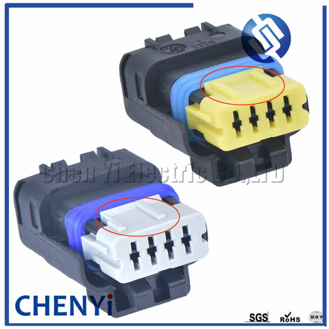 2 sets 4 Pin 211PC042S4021 211PC042S8021 waterproof FCI electric plug joint cable automotive connectors Oxygen sensor plug ► Photo 1/6