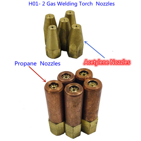 H01-2 Gas Brazing Torch Nozzle Oxygen Propane Acetylene Liquified Gas for Steel Copper Aluminum Solder Welding Torch ► Photo 1/6