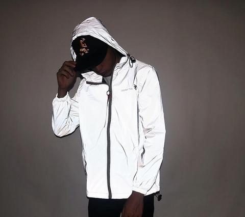 Spring jacket Reflective mens jacket Thin Night coat Hoodie ► Photo 1/1