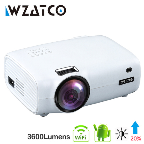 Proyector 3500 Lumenes 100 In Wifi Vga Hdmi Av Usb 1080p