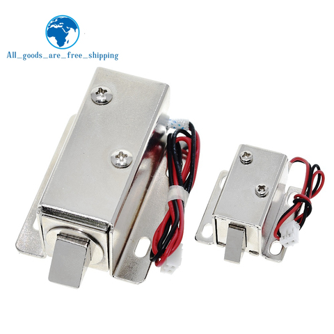 DC12V 0.35A 0.6A small electromagnetic lock storage cabinets electronic lock mini electric bolt lock drawer file cabinet lock ► Photo 1/6