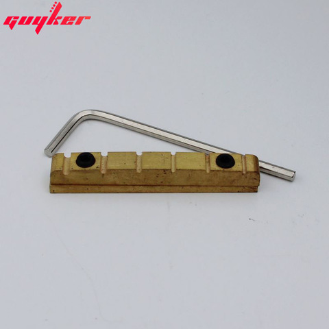 Adjustable Bell Brass Nut Guitar Brass Bridge Nut Split Regulation Nut Replacement Parts For LP Guitar/ST Guitar ► Photo 1/6