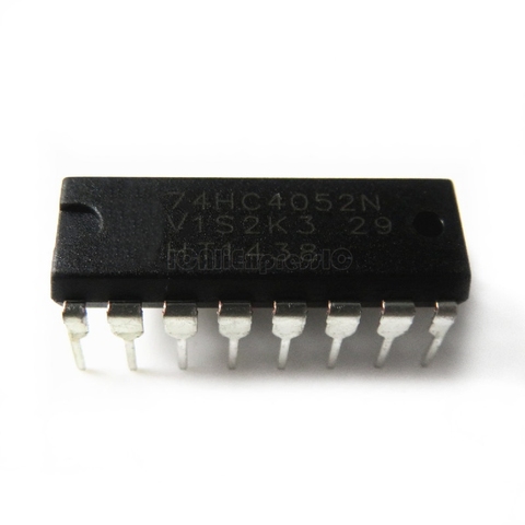 10pcs/lot SN74HC4052N 74HC4052N 74HC4052 DIP-16 New original IC In Stock ► Photo 1/1