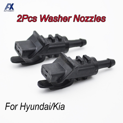 Front Windscreen Washer Nozzles Jet For Hyundai i30 Elantra Touring For Kia Cadenza K7 2010 2011 2012 2013 2014 2015 2016 ► Photo 1/4