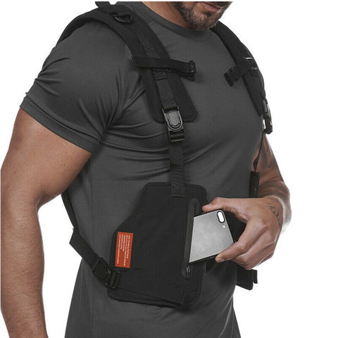 Multi-function Vest Outdoor Sports Fitness Men Protective Tops ZJ55 ► Photo 1/6