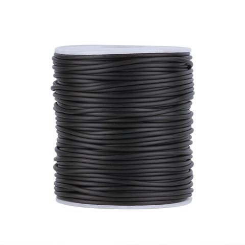 2mm 3mm 4mm 5mm PVC Tubular Solid Synthetic Rubber Cord No Hole Black Cords Thread For Bracelet Necklace Jewelry Making Findings ► Photo 1/6