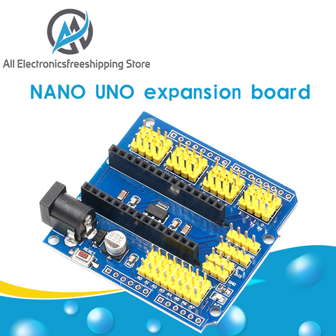 NANO I/O IO Expansion Sensor Shield Module For Arduino UNO R3 Nano V3.0 3.0 Controller Compatible Board I2C PWM Interface 3.3V ► Photo 1/6