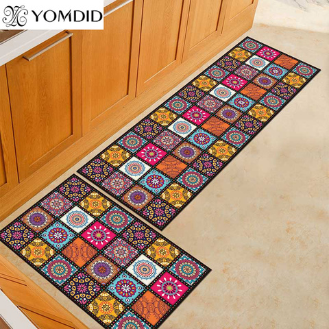 2PCS Kitchen Mat Cheaper Anti-slip Modern Area Rugs Living Room Balcony Bathroom Carpet Set Doormat Bath Mat in The Hallway ► Photo 1/6