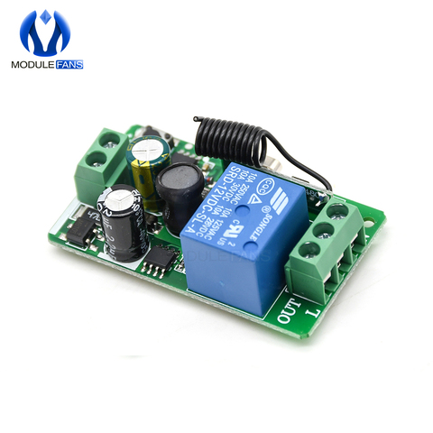 433MHz AC 220 6 Channel Wireless Remote Control Switch Learning Code Module  Controller