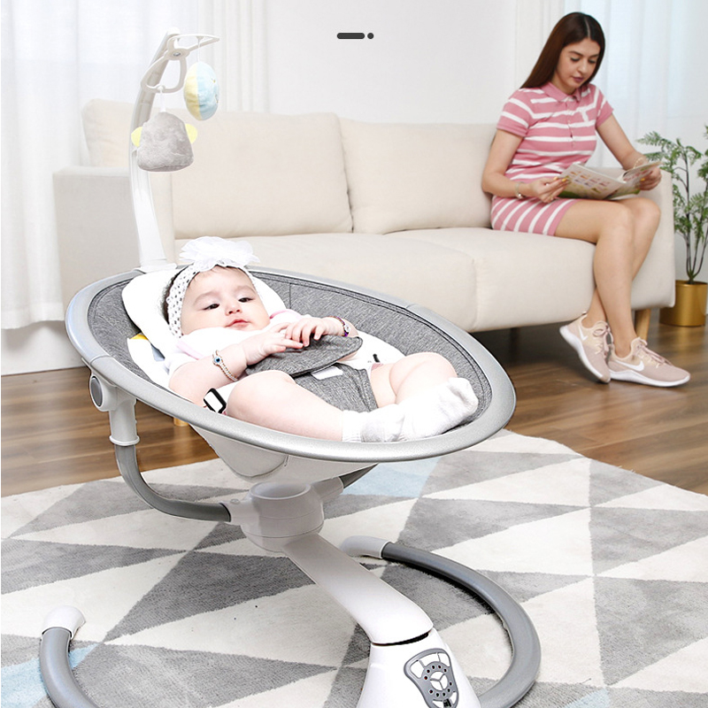 Baby rocking chair newborn shaker baby electric cradle with baby sleep –  Oooobaby
