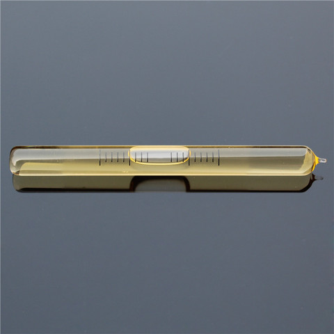 HACCURY Glass tube level Bubble blister Long Glass Spirit Level 10x105mm ► Photo 1/3