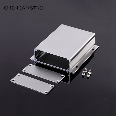 1 Set Aluminum PCB Instrument Box One-Piece Aluminum Housing With Ears Aluminum Housing For Electronic Products Junction DIY Box ► Photo 1/4