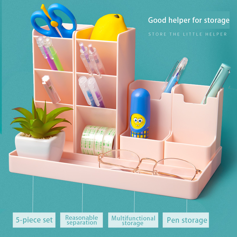 Multi Desk Organizer Storage Stationary Container Multidesign School Office Tool 