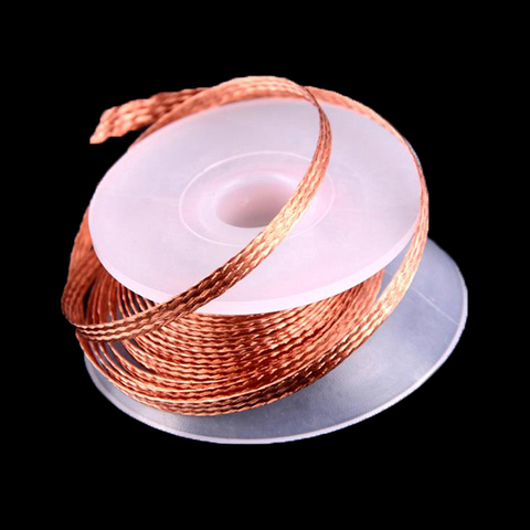 3M Long 2mm/2.5mm Desoldering Braid Welding Solder Remover Wick Wire Lead Cord Flux  Repair Tool ► Photo 1/6