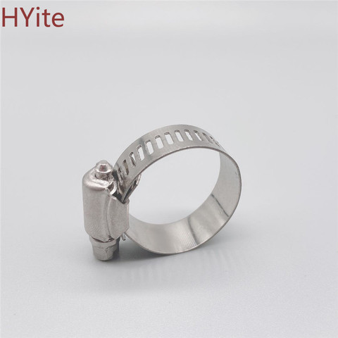 10pcs High Quality Screw Worm Drive Hose Clamp 304 Stainless Steel Hose Hoop Pipe Clamp Clip ► Photo 1/5