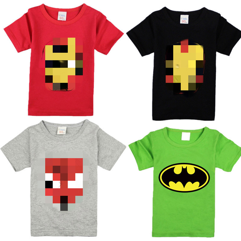 Buy Online Kids T Shirt For Boys Tees Cartoon Children Boys Avenger Superhero Batman T Shirts Girls Summer Clothing Alitools
