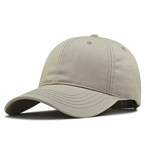 Large Size Baseball Caps for Adult Lady Good Quality Soft Cotton Sun Hat Big Head Men Plus Size Snapback Cap 56-60cm 60-68cm ► Photo 1/3