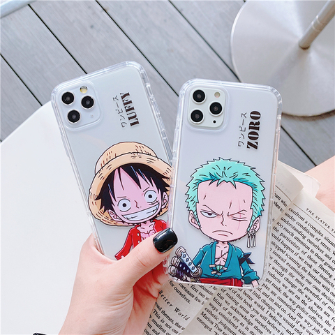 Price History Review On Anime Classic Japan One Piece Straw Hat Luffy Zoro Case For Iphone 12 11 Pro Max X Xs Xr 6 6s 7 8 Plus Clear Soft Tpu