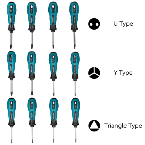 PENGGONG 4PCS Precision Screwdriver Set Magnetic Screw Driver Home Repair Tool Kit for Household Appliances ► Photo 1/6