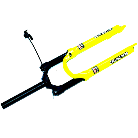 bike forkMTB Mountain Bike Air Fork Plug Suspension 26 27.5 29 inch 100-120mm Stroke yellow Performance price exceeds SR SUNTOUR ► Photo 1/6