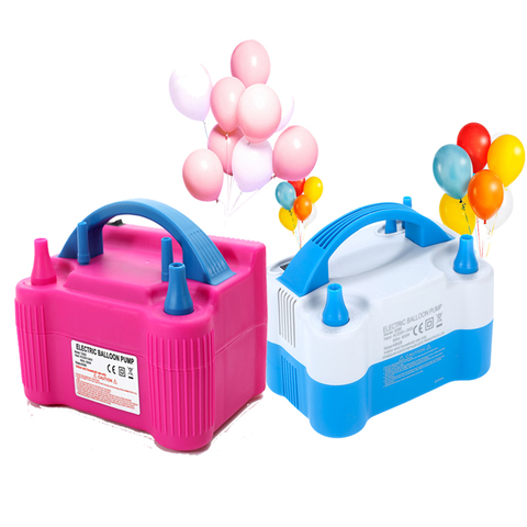 Electric Balloon Air Pump Inflator Dual-Nozzle Globos Machine Air Balloon Blower for Party Balloon Arch Column Stand ► Photo 1/6