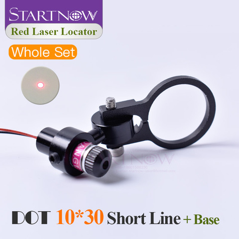 Set 10*30s 650nm 5mw 5V With Bracket Laser Dot Red Module Laser Locator Dot Beam Pointer For Laser Marking Machine Positioning ► Photo 1/6