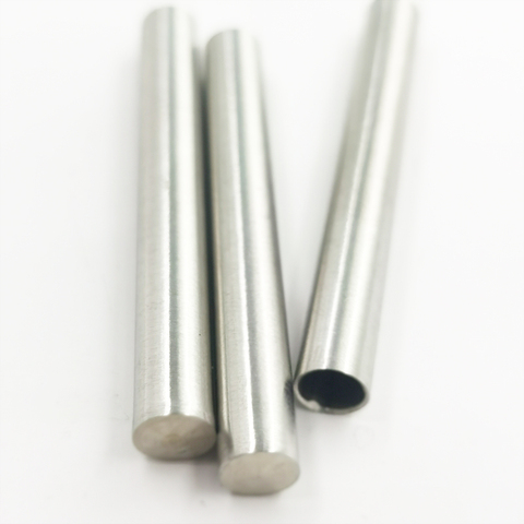 10pc stainless steel 304 metal pipe 6*50 for temperature sensors DS18B20 PT100 metal probe sensor protector cover ► Photo 1/5