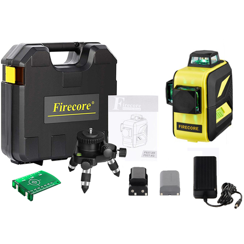 12 Lines 3D Red Green Laser Level 360 Self-leveling Cross Line F93T-XG XR laser Suitcase Set ► Photo 1/6