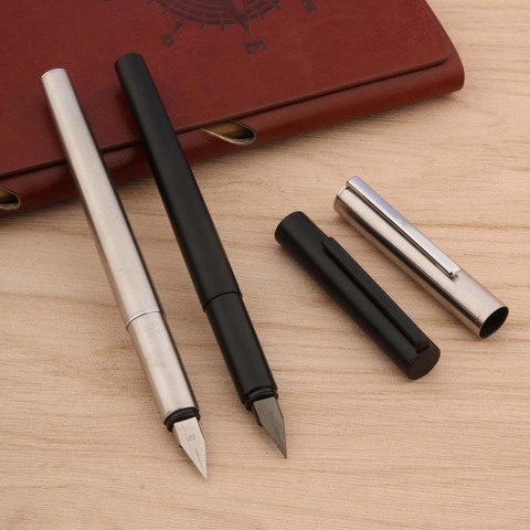 High Quality JINHAO 35 Fountain Pen stainless steel Frosted black nib Stationery Office School Supplies ► Photo 1/6