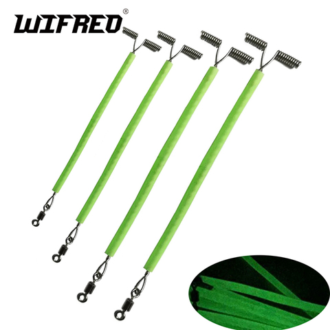 Wifreo 50pcs Saltwater Fishing Glow Wire Arms with Swivel Beads T Shape Balance Arm For Sea Fishing Rigs Branchs Dropper ► Photo 1/6