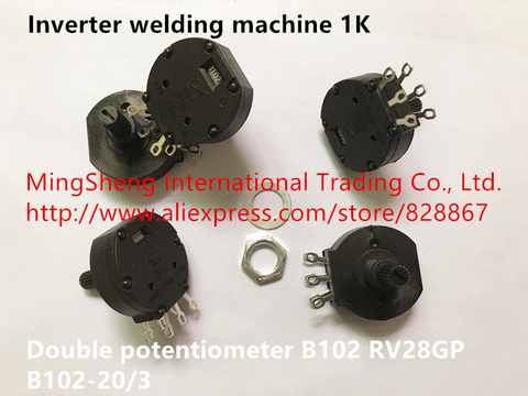 Original new 100% inverter welding machine 1K double potentiometer B102 RV28GP B102-20/3 (SWITCH) ► Photo 1/5