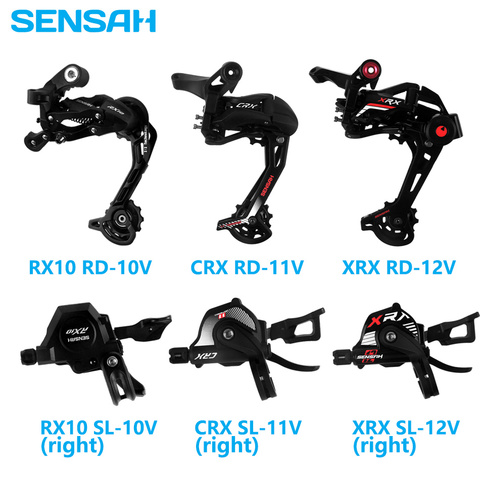 SENSAH Bike Rear derailleurs RX10 CRX XRX 10/11/12-speed Trigger Shifter 7/8S M310 M360 MTB derailleurs for M6000 M8000 M9100 ► Photo 1/6