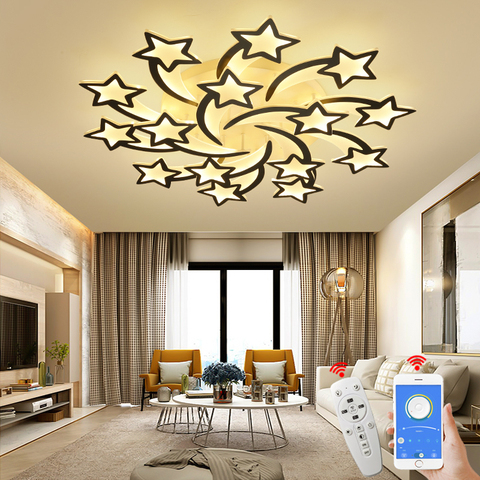 NEO Gleam Modern LED chandelier with APP remote control  living room bedroom home chandelier lighting Free Shipping AC90-260V ► Photo 1/6