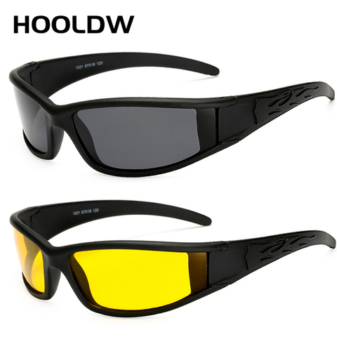 HOOLDW Fashion Polarized Sunglasses Men Women Car Driver Night Vision Goggles Anti-glare Sun glasses UV400 Eyewear Gafas De Sol ► Photo 1/6